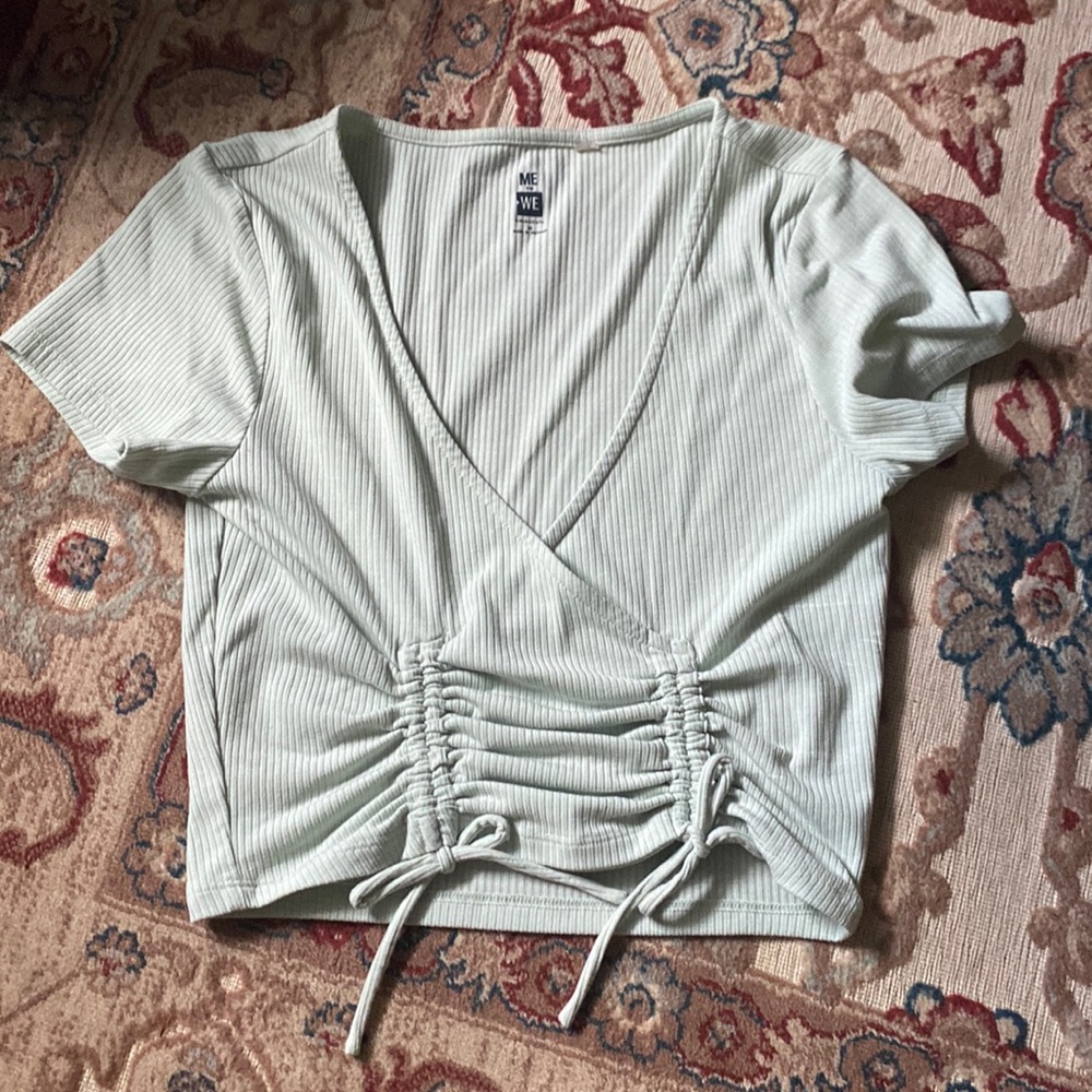 Mint green PACSUN crop top